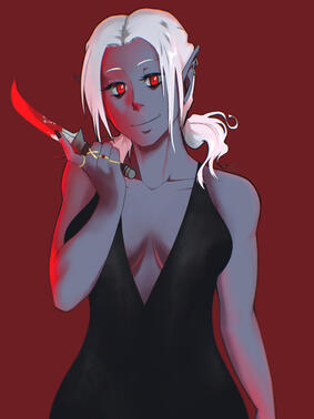Colored, Waist-Up